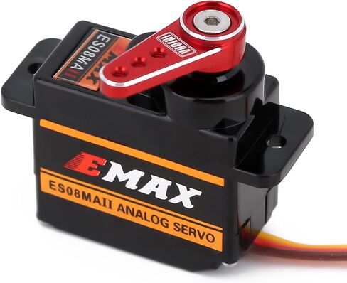 INJORA ES08MA Metal Gear Servo with Mount and Horn for SCX24 Upgrade, Black in Kuwait