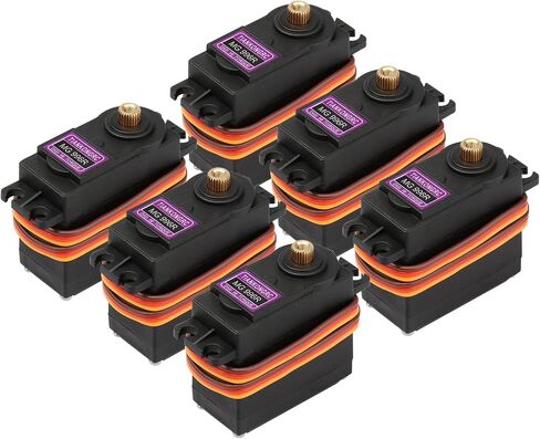 [4-Pack] MG996R 55g محرك معزز رقمي بعزم دوران معدني لطائرة Futaba JR RC هليكوبتر سيارة قارب روبوت in Kuwait