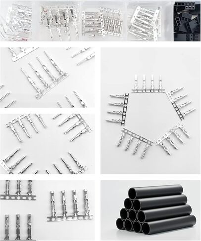 طقم موصل JST، طقم موصل مؤازر، PANPEO 40 مجموعة قابس مؤازر ذكر أنثى موصل تجعيد دبوس طقم كابل لطراز RC Hitec Spektrum، موصل مؤازر، نموذج اتصال ESC لبطارية جهاز الاستقبال in Kuwait