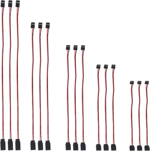 Frienda 15 Pcs 3 pin Servo Extension Cable,11.8 Inch in Kuwait
