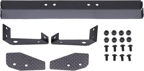 Dilwe RC Rear Wing Set, Aluminum Alloy + Carbon Fiber 165mm Length RC Tail Rear Spoiler Wing for HSP, Kyosho, Sakura, LC RC Truck Car 1/10 RC Car Body Wing Parts in Saudi Arabia