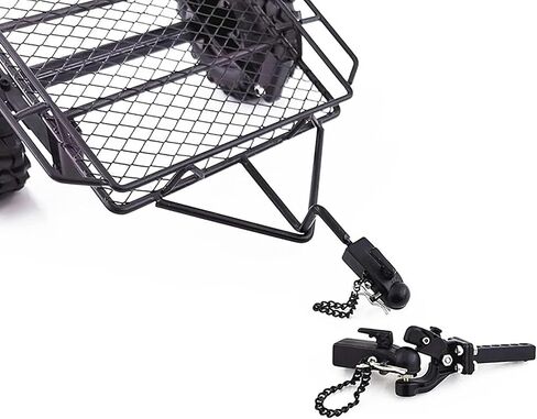 Steel Limb Riser Engine Hood Roof Rack Steel Rope for 1/10 RC Crawler Truck SCX10 Wrangler TRX6 TRX4(2pcs 498mm) in Kuwait