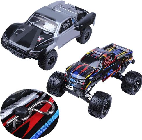 100 قطعة من دبابيس جسم السيارة RC العالمية من HobbyPark لـ Traxxas وجميع 1/10th Redcat HPI Himoto HSP تتجاوز قطع غيار هيكل الشاحنة (أسود) in Kuwait
