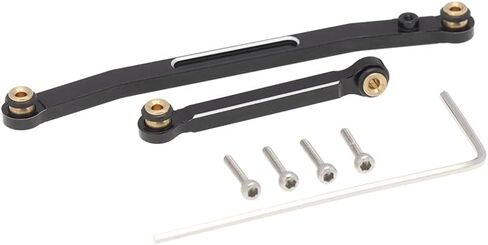 1/24 نموذج محاكاة السيارة المحورية SCX24 90081 قطع غيار السيارات سبائك الألومنيوم ترقية استبدال الأجزاء (قضيب التوجيه عالي التثبيت) in Kuwait