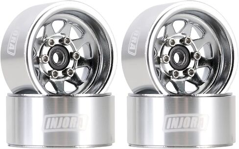 INJORA Stamped Steel 1.0 Beadlock Wheel -3.78mm Offset for Micro Crawlers in Kuwait