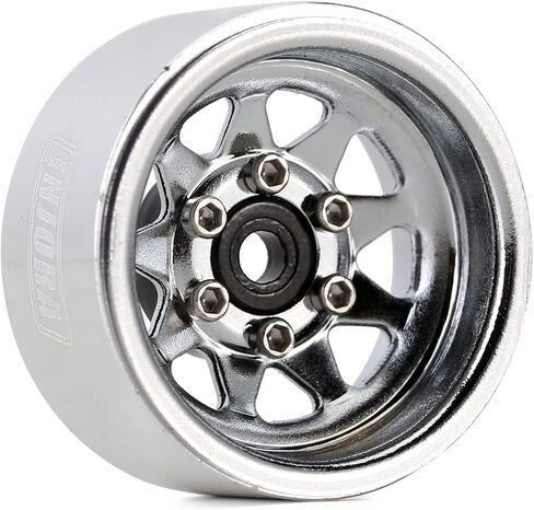 INJORA Stamped Steel 1.0 Beadlock Wheel -3.78mm Offset for Micro Crawlers in Kuwait