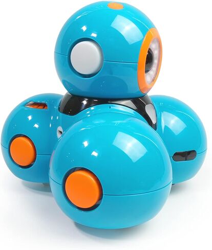 Wonder Workshop Dash – روبوت البرمجة للأطفال بعمر 6 سنوات فما فوق – تنشيط الصوت – التنقل بين الأشياء – 5 تطبيقات برمجة مجانية للعلوم والتكنولوجيا والهندسة والرياضيات – إنشاء مواطنين رقميين واثقين، أزرق in Kuwait