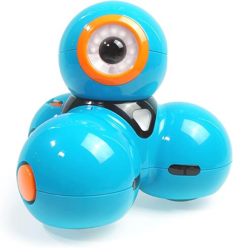 Wonder Workshop Dash – روبوت البرمجة للأطفال بعمر 6 سنوات فما فوق – تنشيط الصوت – التنقل بين الأشياء – 5 تطبيقات برمجة مجانية للعلوم والتكنولوجيا والهندسة والرياضيات – إنشاء مواطنين رقميين واثقين، أزرق in Kuwait