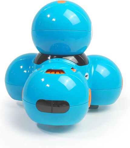 Wonder Workshop Dash – روبوت البرمجة للأطفال بعمر 6 سنوات فما فوق – تنشيط الصوت – التنقل بين الأشياء – 5 تطبيقات برمجة مجانية للعلوم والتكنولوجيا والهندسة والرياضيات – إنشاء مواطنين رقميين واثقين، أزرق in Kuwait
