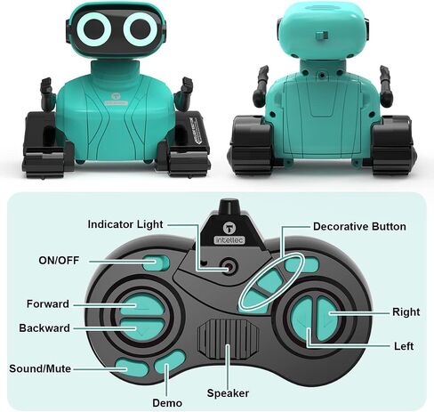 GILOBABY Remote Control Robot Toy for Kids 3-5, Blue in Kuwait