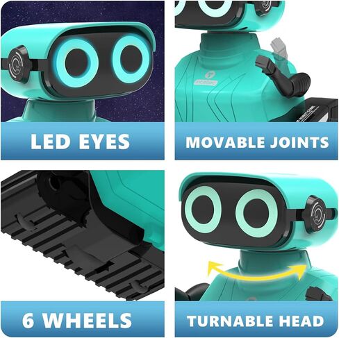 GILOBABY Remote Control Robot Toy for Kids 3-5, Blue in Kuwait
