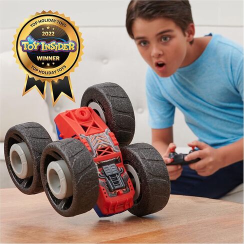 Air Hogs Super Soft, Flippin’ Frenzy, 360 Spinning Action, 2-in-1 Stunt Vehicle Remote Control Car, Kids Toys for Kids 4 and up in Kuwait