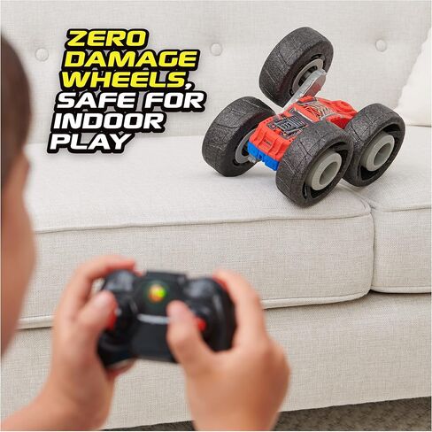 Air Hogs Super Soft, Flippin’ Frenzy, 360 Spinning Action, 2-in-1 Stunt Vehicle Remote Control Car, Kids Toys for Kids 4 and up in Kuwait