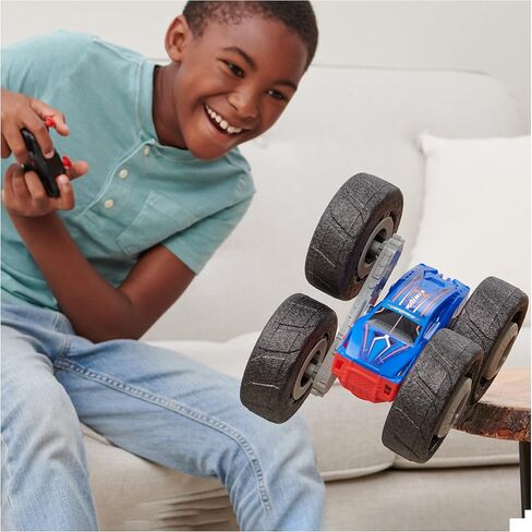 Air Hogs Super Soft, Flippin’ Frenzy, 360 Spinning Action, 2-in-1 Stunt Vehicle Remote Control Car, Kids Toys for Kids 4 and up in Kuwait