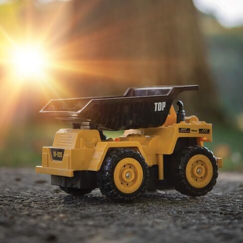 Top Race 5 Channel Fully Functional Rc Excavator Remote Control Construction Vehicles Kids Size Designed for Small Hands - Rc Construction Vehicles (Excavator) in Saudi Arabia