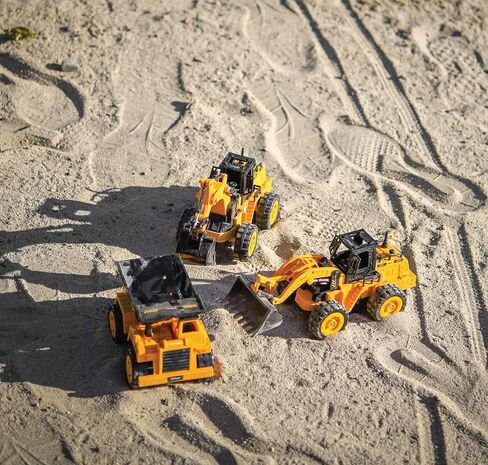 Top Race 5 Channel Fully Functional Rc Excavator Remote Control Construction Vehicles Kids Size Designed for Small Hands - Rc Construction Vehicles (Excavator) in Saudi Arabia