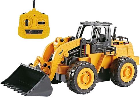 Top Race 5 Channel Fully Functional Rc Excavator Remote Control Construction Vehicles Kids Size Designed for Small Hands - Rc Construction Vehicles (Excavator) in Saudi Arabia
