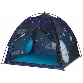 Space World Play Tent-Kids Galaxy Dome Tent Playhouse for Boys and Girls Imaginative Play-Astronaut Space for Kids Indoor and Outdoor Fun, Perfect Kid’s Gift- 47" x 47" x 43"