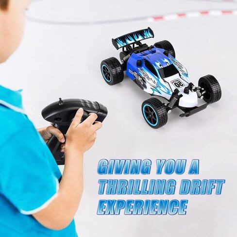 سيارات DoDoMagxanadu للتحكم عن بعد، 1:18 2WD Monster RC Truck سيارة سباق عالية السرعة، لعبة حشو سلة عيد الفصح للأولاد والبنات هدايا للأطفال (أسود وأخضر) in Kuwait