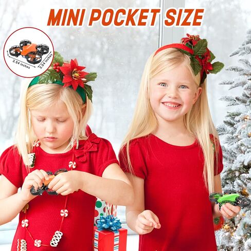 طائرات بدون طيار صغيرة للأطفال، طائرة بدون طيار باتيكوين S100 RC مع توقف في حالات الطوارئ لأكثر من 8 سنوات من الأولاد والبنات المبتدئين، طائرة هليكوبتر نانو RC كوادكوبتر مع تحوم تلقائي ثلاثي الأبعاد وجهاز تحكم عن بعد الوجه بدون رأس، 3 بطاريات اختيار هدية  in Kuwait