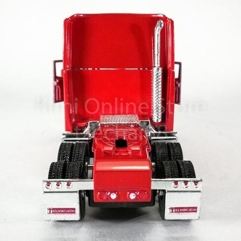 KiNSMART Kenworth T700 Container Truck, 1:68 Scale, Die Cast Metal Model, Red with Decals, Pullback Action in Kuwait