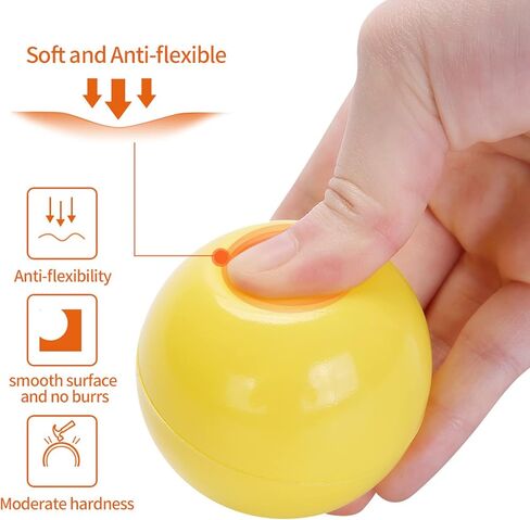 كرات الحفرة من بلايماتي - خالية من الفثالات، خالية من البيسفينول أ، 6 ألوان من كرات حمام السباحة البلاستيكية للأطفال، ألعاب ممتعة في حفرة السباحة، 100 قطعة للأطفال الصغار وبيت لعب الأطفال، خيمة روضة للأطفال in Kuwait