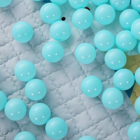 100 قطعة من كرات الحفرة الملونة، خالية من الفثالات، خالية من مادة BPA، كرات المحيط البلاستيكية المقاومة للسحق للأطفال، ملحقات حمام السباحة، 2.1 بوصة (100 كرة باللون الوردي) in Kuwait