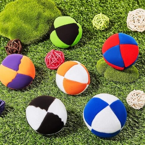 6 قطع من حقائب القدم كرات العلب و 8 ألواح مملوءة بالرمال و حقيبة تخزين للمبتدئين و المراهقين المهرة، ألوان متنوعة in Kuwait