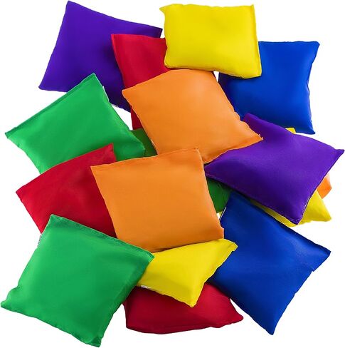 12 Pack Nylon Bean Bags Fun Sports Outdoor Family Games Bean Bag Toss Carnival Toy Bean Bag Toss Game in Saudi Arabia