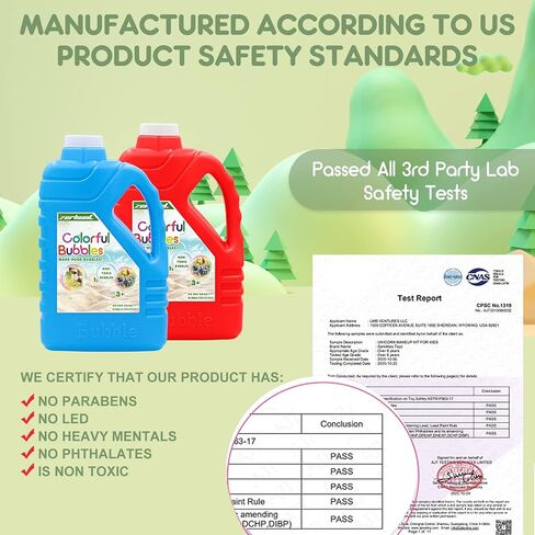 Zerhunt Bubble Solution Refill 33.8 OZ: Bubble Concentrate Solution for Bubble Machine| Bubble Solution Refill for Giant Bubble Wand, Bubble Gun Blower, Birthday Party Favors Wedding(Red) in Kuwait