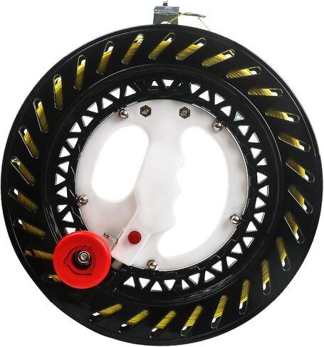 Kizh Kite Reel Winder، طائرة ورقية خط اللفاف بكرة مقبض عجلة مقبض مع سلسلة متينة بطول 1312 قدم ووظيفة القفل ملحقات الطائرات الورقية الاحترافية في الهواء الطلق in Kuwait