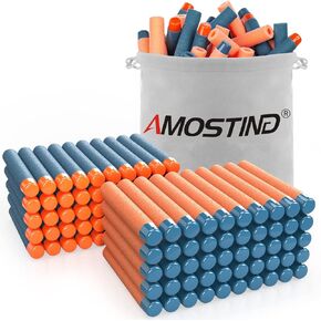 مجموعة 100 قطعة من أسهم إعادة التعبئة من AMOSTING لسلسلة Nerf N Strike Elite 2.0 المتوهجة في الظلام - متوافقة مع جميع مسدسات Elite باللون الأبيض in Kuwait