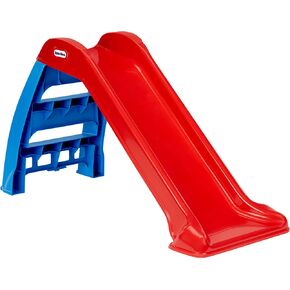 Little Tikes First Slide Toddler Slide, Easy Set Up Playset for Indoor Outdoor Backyard, Easy to Store, Safe Toy for Toddler, Slip And Slide For Kids (Red/Blue), 39.00''L x 18.00''W x 23.00''H in Saudi Arabia