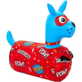 WADDLE Hip Hopper Inflatable Hopping Animal Bouncer Unicorn, Ages 2 and Up, Supports Up to 85 Pounds