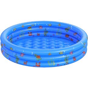 Garden Round Inflatable Baby Swimming Pool, Portable Inflatable Child/Children Little Pump Pool,Kiddie Paddling Pool Indoor&Outdoor Toddler Water Game Play Center for Kids/Girl/Boy