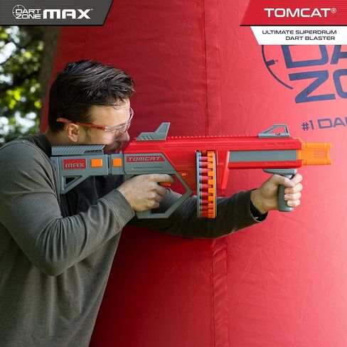 Dart Zone Max Tomcat Ultimate Superdrum Dart Blaster مجموعة مكونة من 58 قطعة in Kuwait