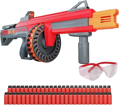 Dart Zone Max Tomcat Ultimate Superdrum Dart Blaster مجموعة مكونة من 58 قطعة in Kuwait