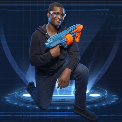 Nerf Elite 2.0 Shockwave RD-15 Dart Blaster, 30 Nerf Elite Darts, 15-Dart Rotating Drum, Kids Outdoor Toys for 8 Year Old Boys & Girls and Up in Saudi Arabia