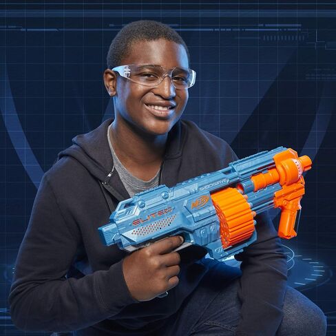 Nerf Elite 2.0 Shockwave RD-15 Dart Blaster, 30 Nerf Elite Darts, 15-Dart Rotating Drum, Kids Outdoor Toys for 8 Year Old Boys & Girls and Up in Saudi Arabia