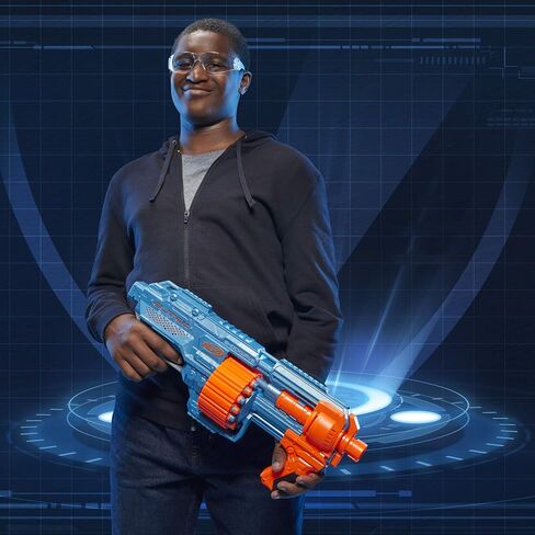 Nerf Elite 2.0 Shockwave RD-15 Dart Blaster, 30 Nerf Elite Darts, 15-Dart Rotating Drum, Kids Outdoor Toys for 8 Year Old Boys & Girls and Up in Saudi Arabia