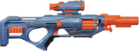 Nerf Elite 2.0 Eaglepoint RD-8 Blaster - 8-Dart Drum, Detachable Scope and Barrel, 16 Official Elite Darts, Bolt Action in Saudi Arabia