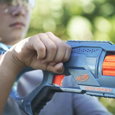 Nerf Elite 2.0 Eaglepoint RD-8 Blaster - 8-Dart Drum, Detachable Scope and Barrel, 16 Official Elite Darts, Bolt Action in Saudi Arabia