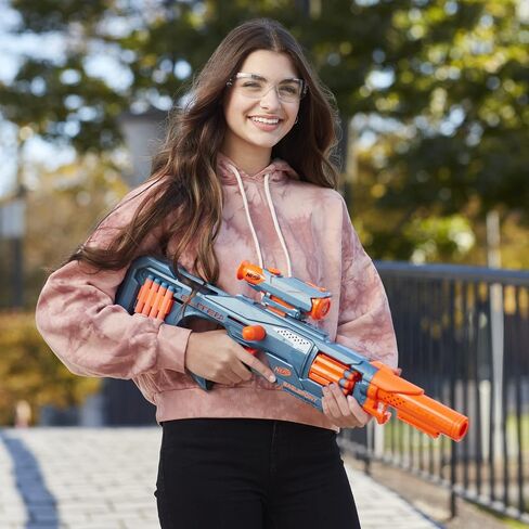 Nerf Elite 2.0 Eaglepoint RD-8 Blaster - 8-Dart Drum, Detachable Scope and Barrel, 16 Official Elite Darts, Bolt Action in Saudi Arabia