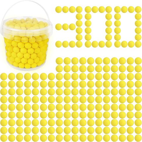 100 Rounds Refill Balls Ammo Compatible with Nerf Rival Gun, TiopLior Foam Bullet Ball Replacement Refill Pack Fit for Rival(HIR, High-Impact Rounds) in Kuwait
