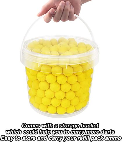 100 Rounds Refill Balls Ammo Compatible with Nerf Rival Gun, TiopLior Foam Bullet Ball Replacement Refill Pack Fit for Rival(HIR, High-Impact Rounds) in Kuwait