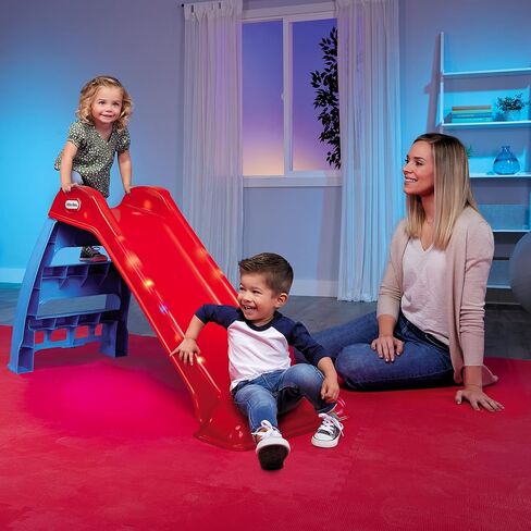 Little Tikes Light-Up First Slide for Kids Indoors/Outdoors , Red in Saudi Arabia