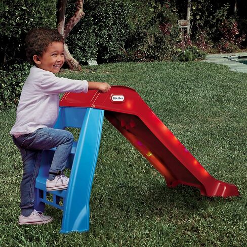 Little Tikes Light-Up First Slide for Kids Indoors/Outdoors , Red in Saudi Arabia