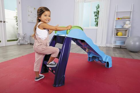 Little Tikes 2-in-1 Indoor-Outdoor Wet or Dry Slide, Dark_blue in Saudi Arabia