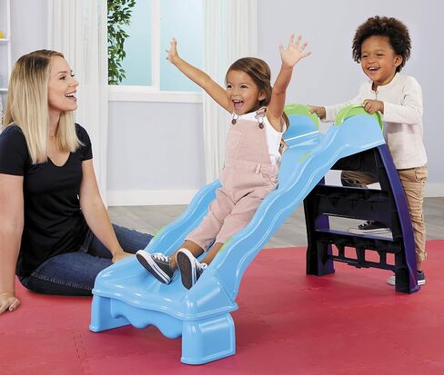 Little Tikes 2-in-1 Indoor-Outdoor Wet or Dry Slide, Dark_blue in Saudi Arabia
