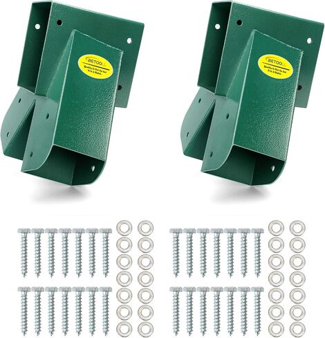 BETOOLL A-Frame 2 Brackets Swing Set Bracket with Mounting Hardware (Green) in Kuwait